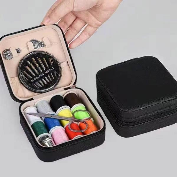 바늘실세트 지퍼형 반짇고리함 옷수선