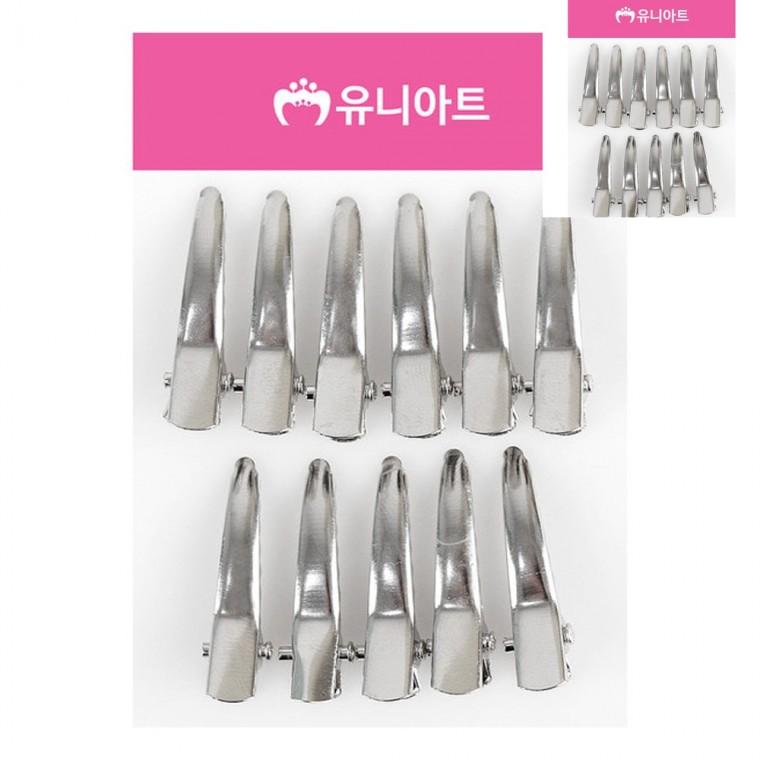 악어핀 3cm 11개입 헤어집게핀 자동머리핀부자재 헤어악세사리부자재
