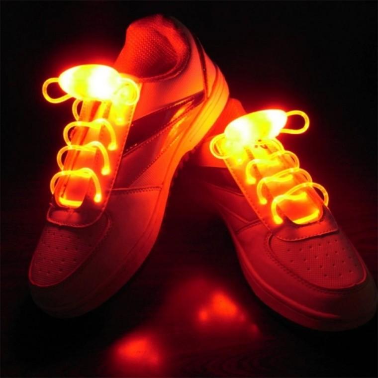 빛나는 LED 신발끈 운동화끈 오렌지 LED신발끈 LED운동화끈 운동화끈LED