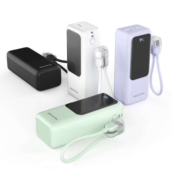 [스마텍] PD 22.5W 10,000mAh 고속 충전 미니 보조배터리 (STPB-SB100)