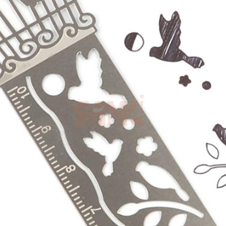 책갈피 도형자 쇠자 책갈피클립