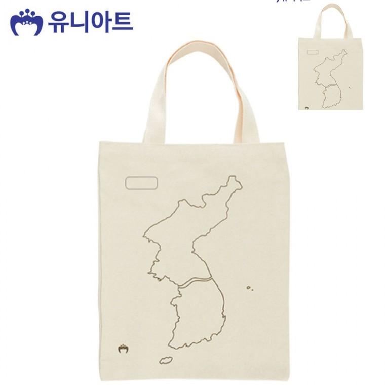 캔버스 그림가방 한국지도 나라사랑 숄더백 빅숄더백 데일리숄더백