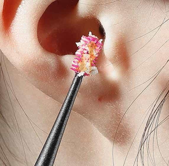 실리콘 양면 귀이개 귀지제거기 개인위생용품 귀지제거도구
