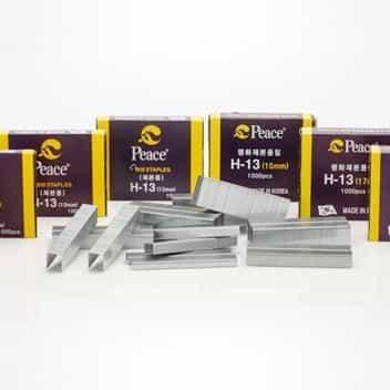 스테플침 13호 소용량 12mm 1000pcs 사무실소모품 서류철심 학교사무용품
