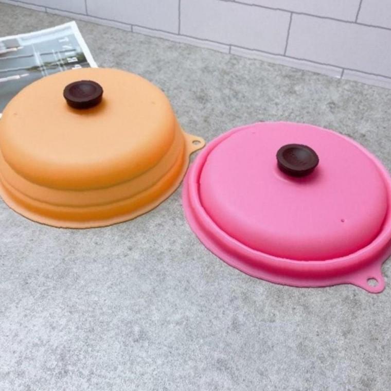 와이드 실리콘 접이식 전자렌지뚜껑 용기커버 뚜껑
