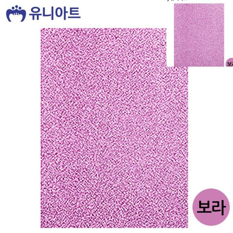 반짝이 펠트지 비접착식 보라 머리핀재료 반짝이펠트 악세사리부자재