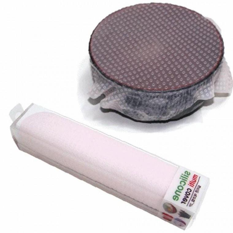 안정감 실리콘에코랩2p 중20cm 사각덮게 음식보관