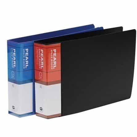 2공 O링 PP바인더 짧은변철 A5 흑색 공간격8cm 서류바인더 2공바인더 PP링파일