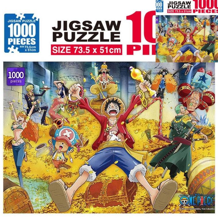 원피스 직소퍼즐 1000pcs 보물더미 어린이퍼즐 보드게임 청소년퍼즐