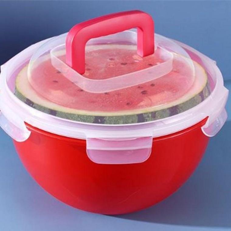 여름 시원한수박 보관통 야채 냉장고 밀폐용기