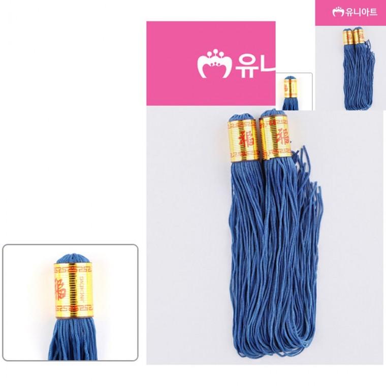 노리개 대 2개입 파랑 노리개부자재 한복노리개장식 한국전통악세사리