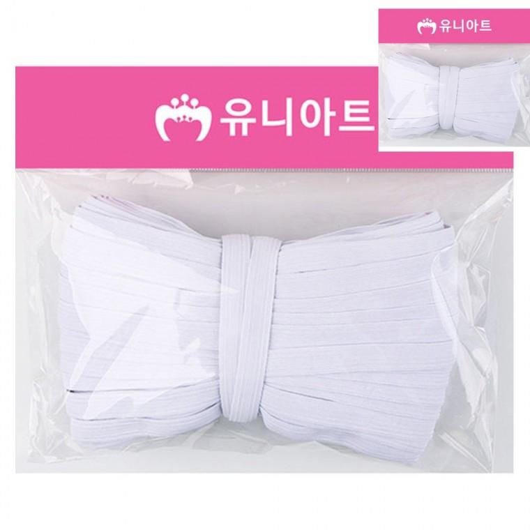 12골 밴드 흰색 고무줄 고무밴드 포장용고무줄