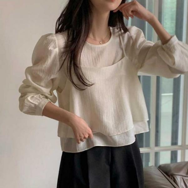SNY-0066 여리핏 시스루 투피스 세트
