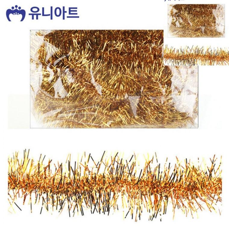 홍콩 모루 5개입 금색 모루철사 크리스마스장식 크리스마스철사모루