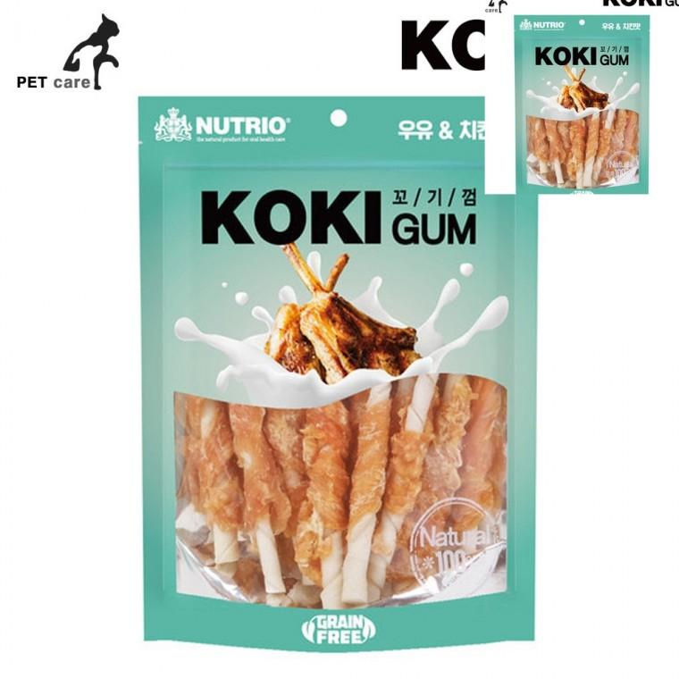 우유 치킨맛 스틱 18p 강아지밀크껌 애완견간식 애견간식