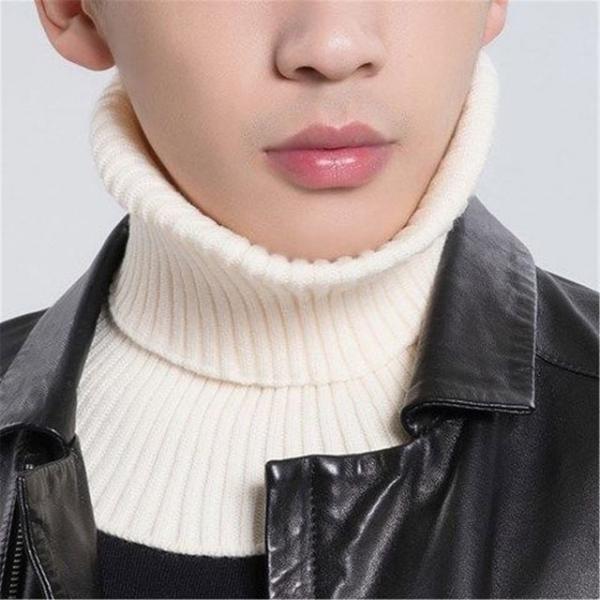 남여공용 부드러운 촉감 페이크 목 폴라