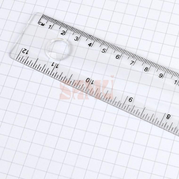30cm 돋보기 플라스틱자 돋보기자 인치자.센치자