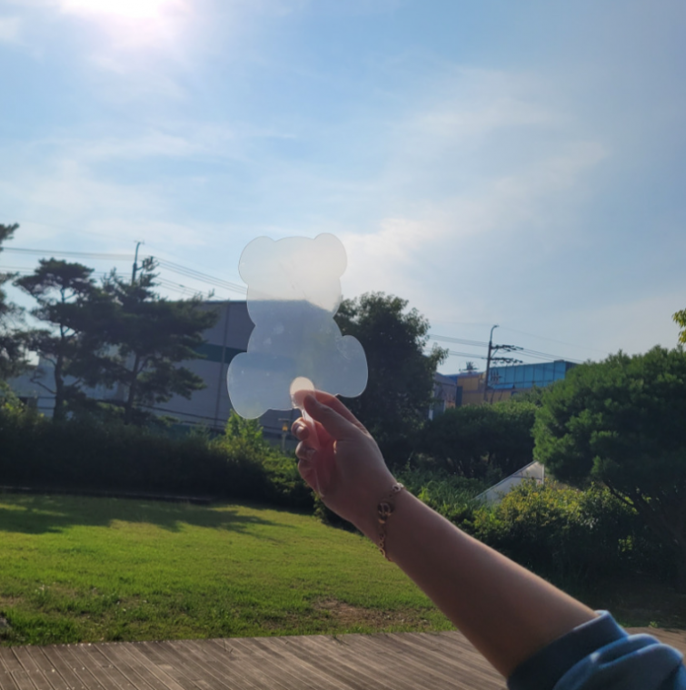 부채 2종 투명 DIY 꾸미기 그리기 어린이집 미술학원