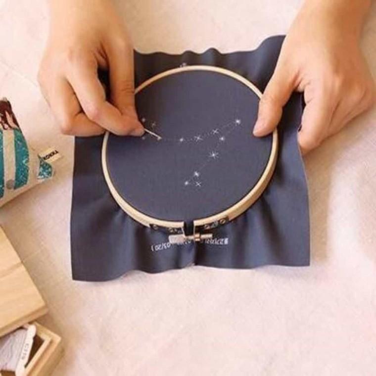 자수 키트 황소자리 십자수 자수실 수틀