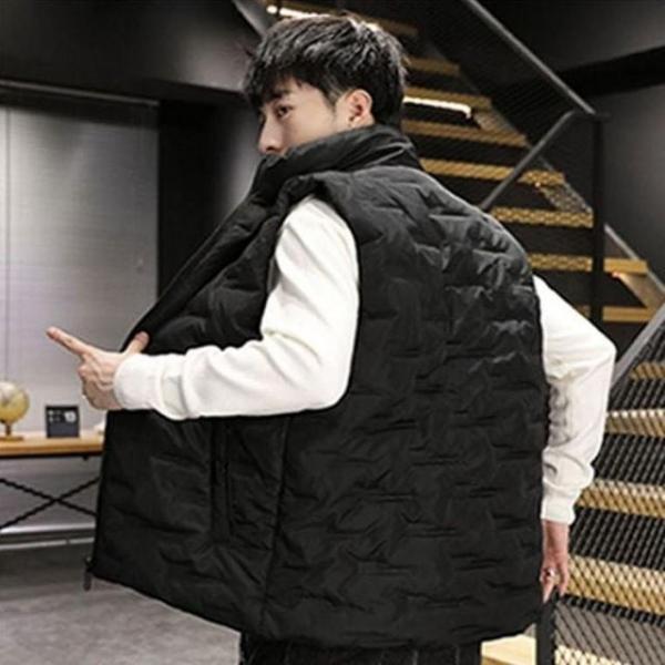 패딩조끼 경량 가벼운 하프넥 작업 남성 조끼 조끼 패딩 남자 경량 작업 낚시