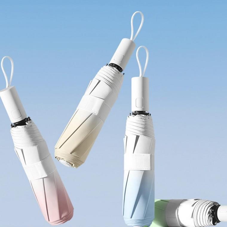 파스텔 3단 자동 우산 양산 자외선 차단 접이식 양우산