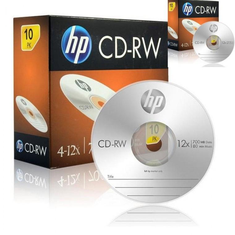 Media CD-RW 4-12x 700MB 1p 슬림 케이스 10장 공시디 공cd10장 씨디