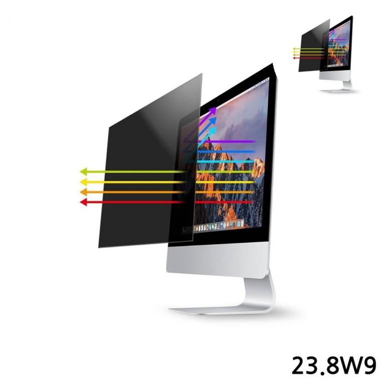 MPF 23.8W9 모니터 정보보안필름 청색광차단 모니터화면보호기 모니터보안기