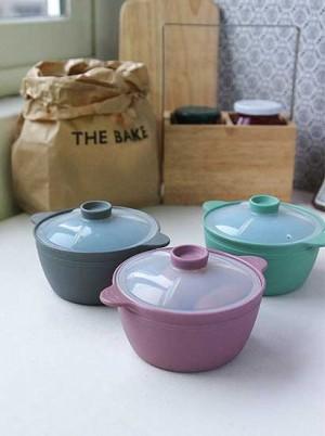파스텔 실리콘 찜기 500ml 3색 주방용