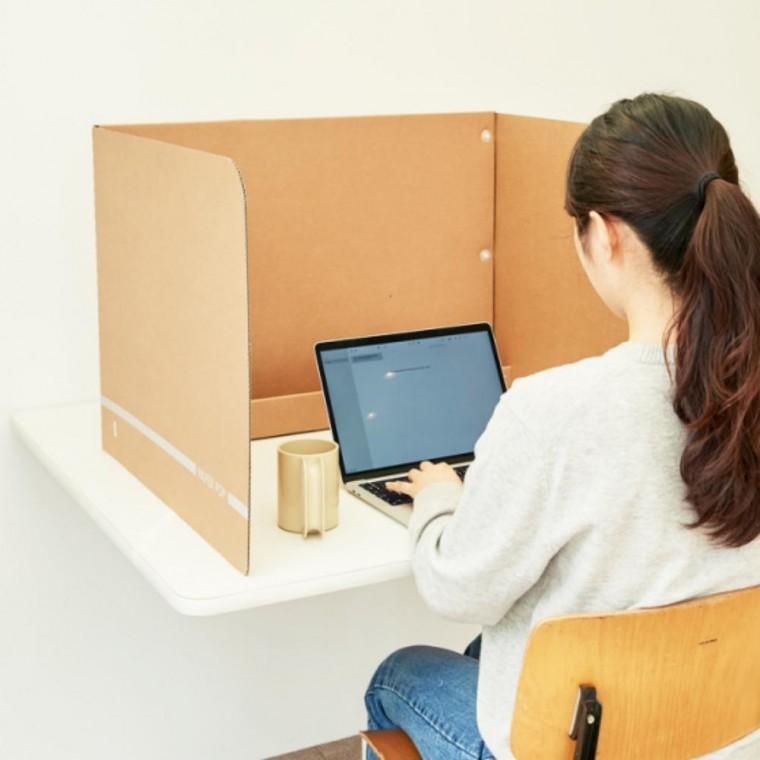 공부 독서실 집중 책상 기본 종이 가림막 파티션 칸막이