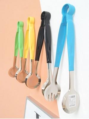 컬러 샐러드 집게 주방 조리도구