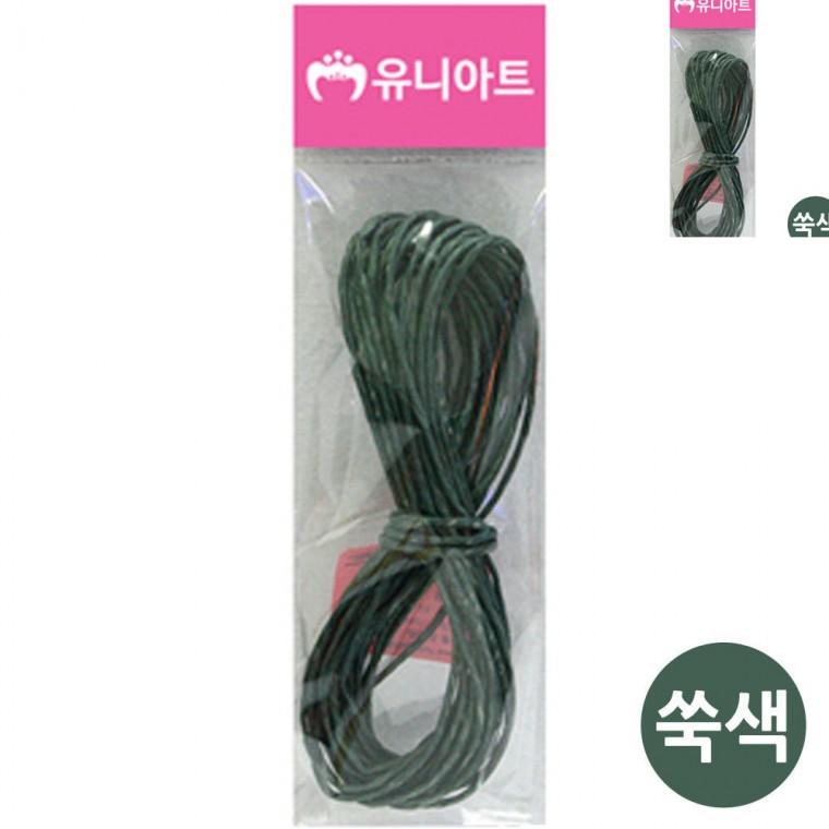 칼라 지끈 2mm 쑥색 선물포장끈 종이끈 컬러종이끈