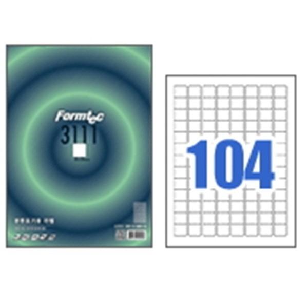 바코드 출력용 라벨지 104칸 100매 사무용