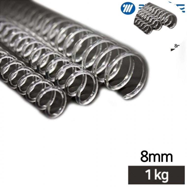 제본용 3대1 투명 PET 코일링 1Kg 8mm 코일링8mm 제본용품 바인더링