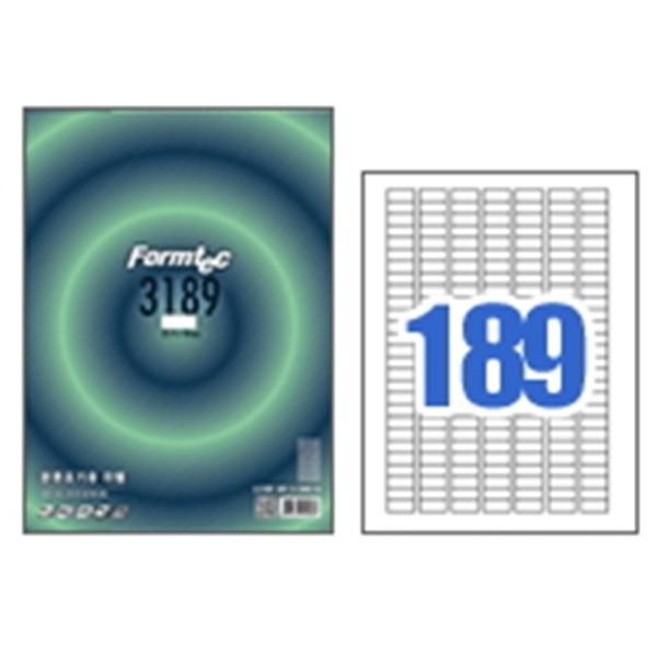 바코드 출력용 라벨지 189칸 100매 사무용