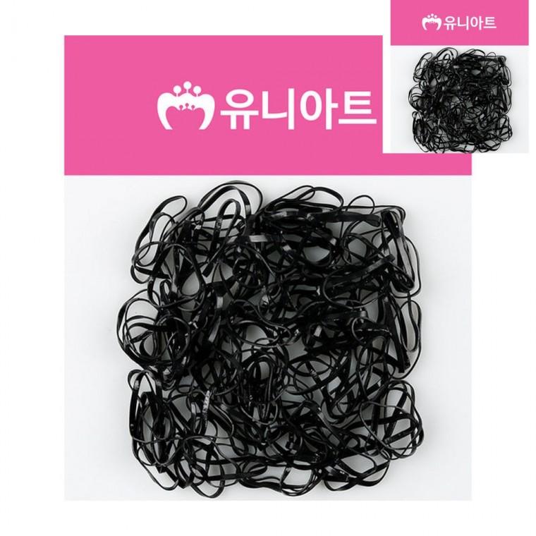 칼라 고무줄 검정 칼라고무줄 초등학생머리끈 헤어고무줄