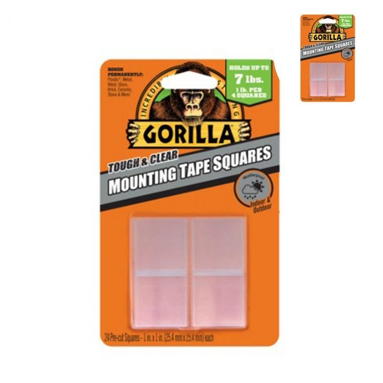 양면테이프 투명 25x25mm 24개입 강력한테이프 판양면테이프 투명양면테이프