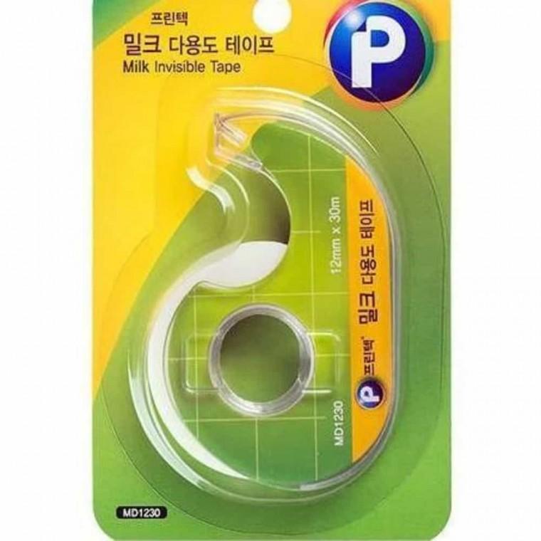 밀크테이프 12mmx30m 문구용테이프 미색테이프 포장테이프