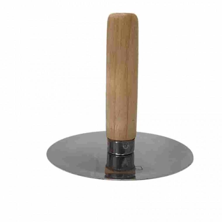 나무손잡이 호떡누르게 125mm 대형 햄버거패티프레스 호떡누르기 고기프레스 호떡판 뒤집개