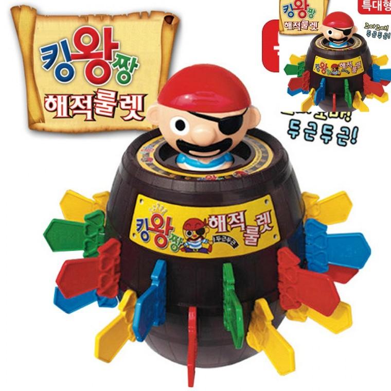 킹왕짱 해적룰렛 특대형 술자리게임 게임장난감 통아저씨