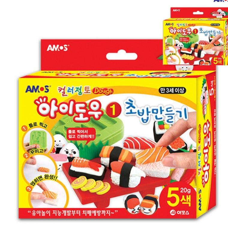 컬러점토 미니 아이도우1 초밥 만들기 클레이만들기 컬러클레이 클레이점토놀이
