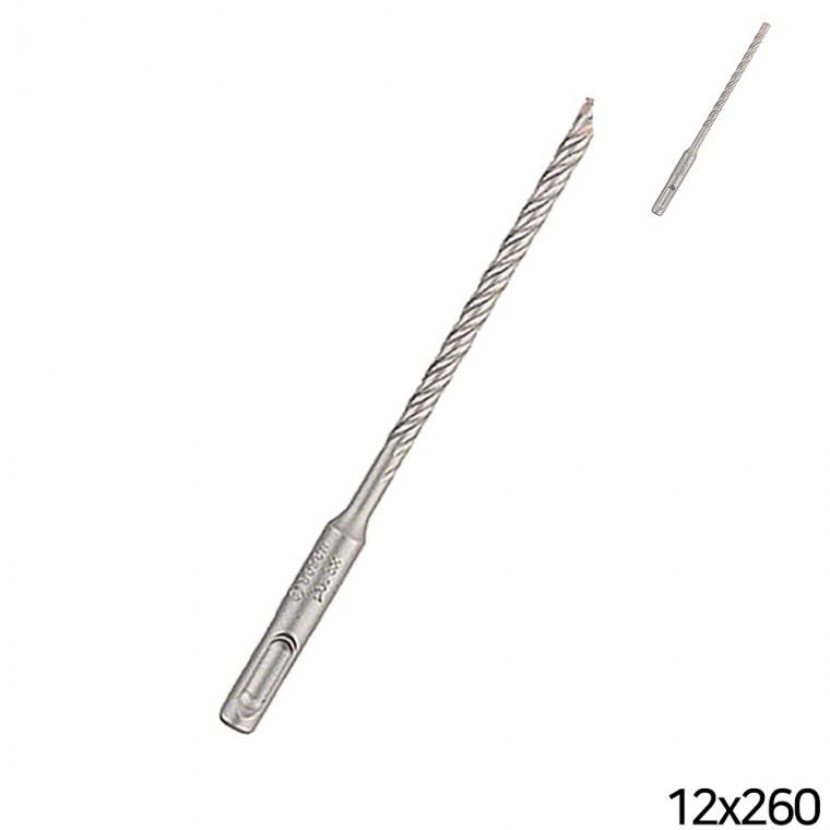 햄머드릴12x260mm 콘크리트구멍뚫기날 석재앙카드릴비트 벽구멍뚫는쇠