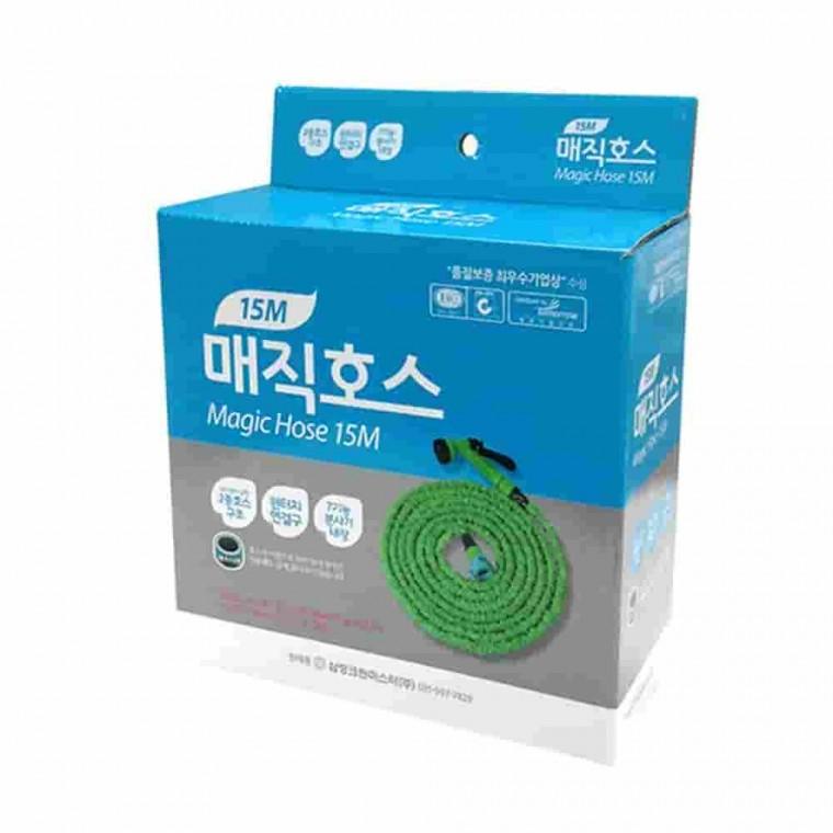 늘어나는 매직호스 15M 마법호스 베란다호스 주름호스 신축호스 주름관호스