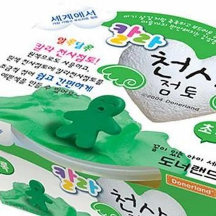 천사점토 30g 초록 지점토공예 클레이놀이 클레이만들기