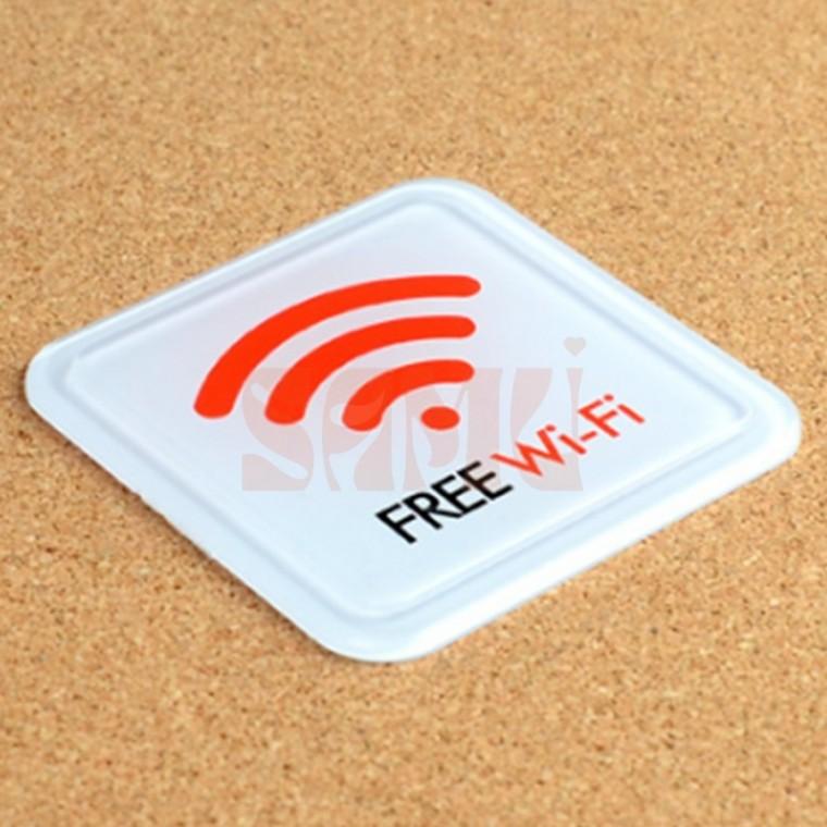 Wi-Fi 와이파이 표지판 표시판 카페