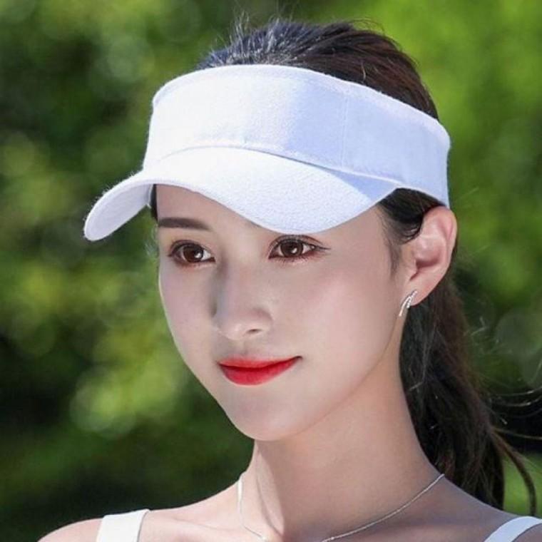 썬캡 자외선차단 선캡 모자 무지 골프 등산 테니스