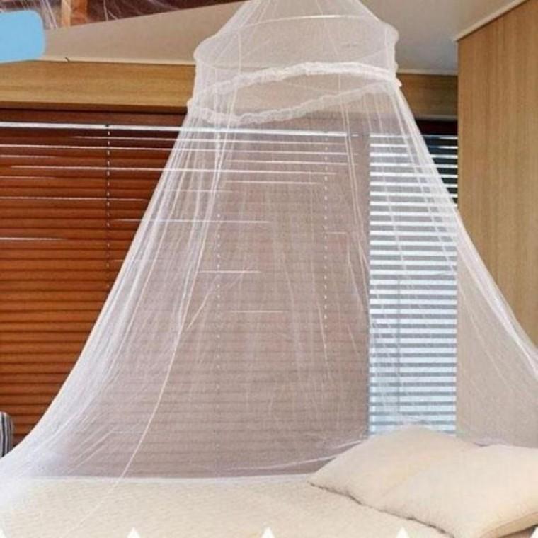 방충망 원형 캐노피 인테리어 침실 천장형 모기장