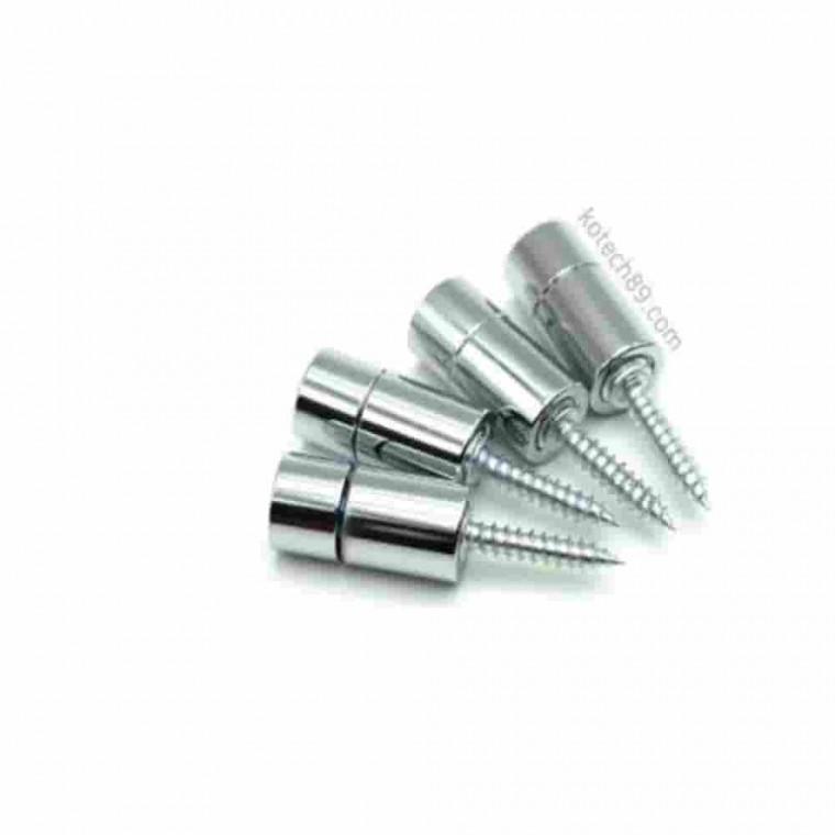 알미늄 헤드피스 12mm 4P 고정피스 원형나사 다보피스 피스다보 다보핀