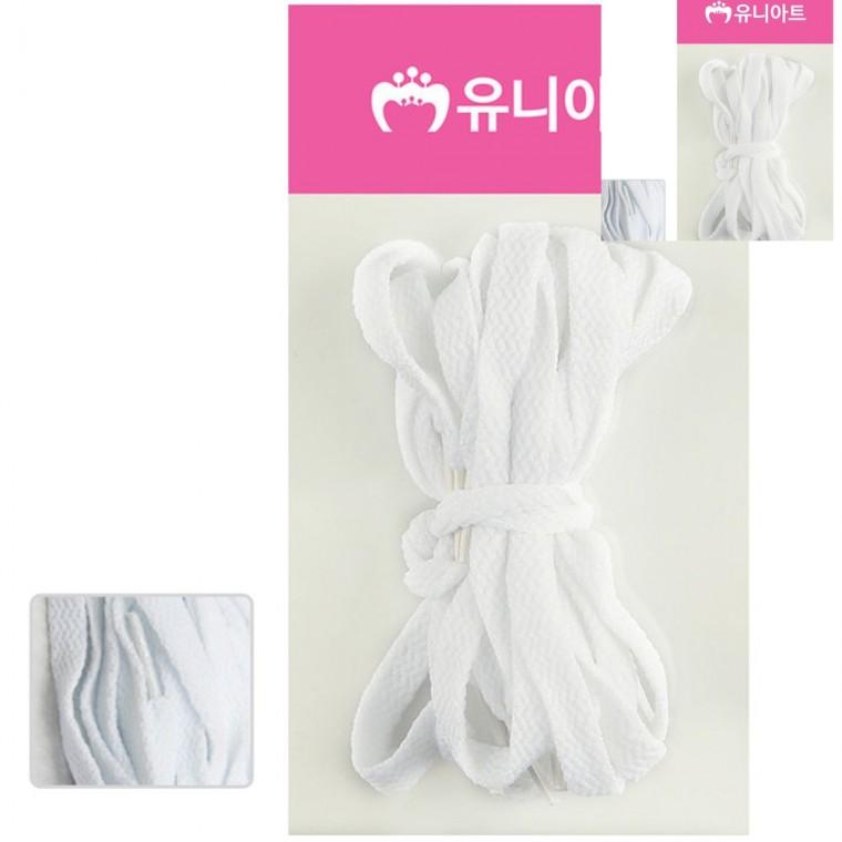 넙적 신발끈 흰색 운동화줄 끈매듭 운동화끈매듭
