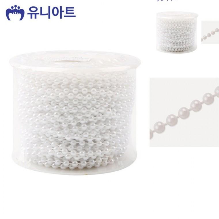 롤체인줄 흰색 체인비즈 비즈공예 비즈팔찌부자재