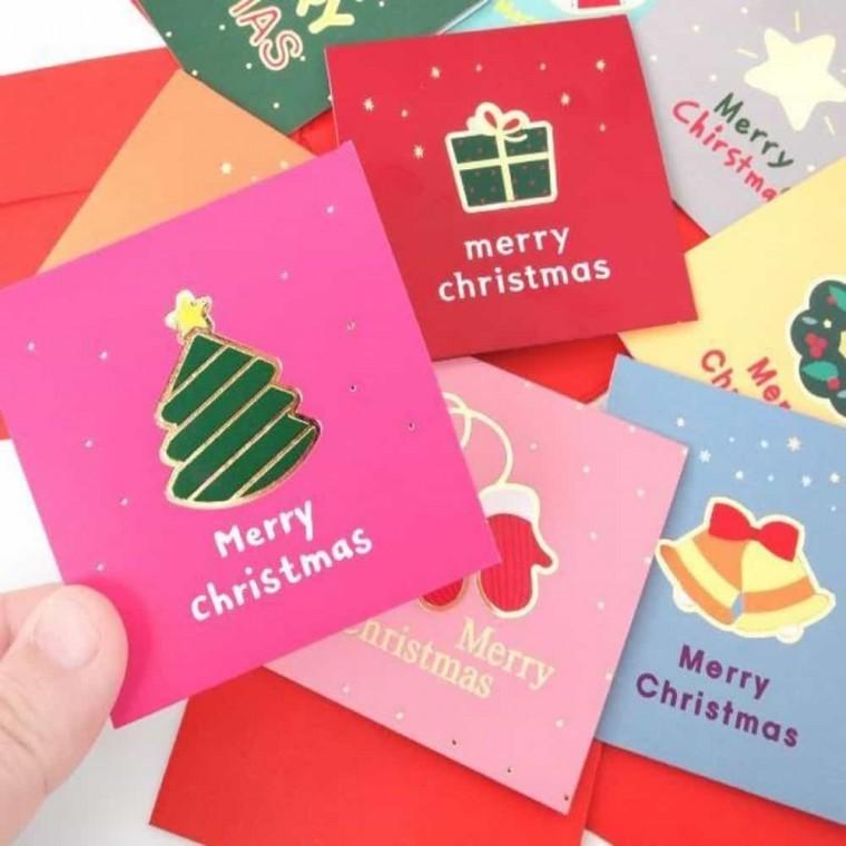 반짝반짝 X-MAS 카드 9set 예쁜편지지 크리스마스편지지 편지카드